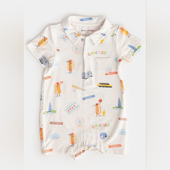 BAMBOO CHICAGO FIELD TRIP ROMPER PERFECT PRELOVED CONDITION - Picture 3 of 6